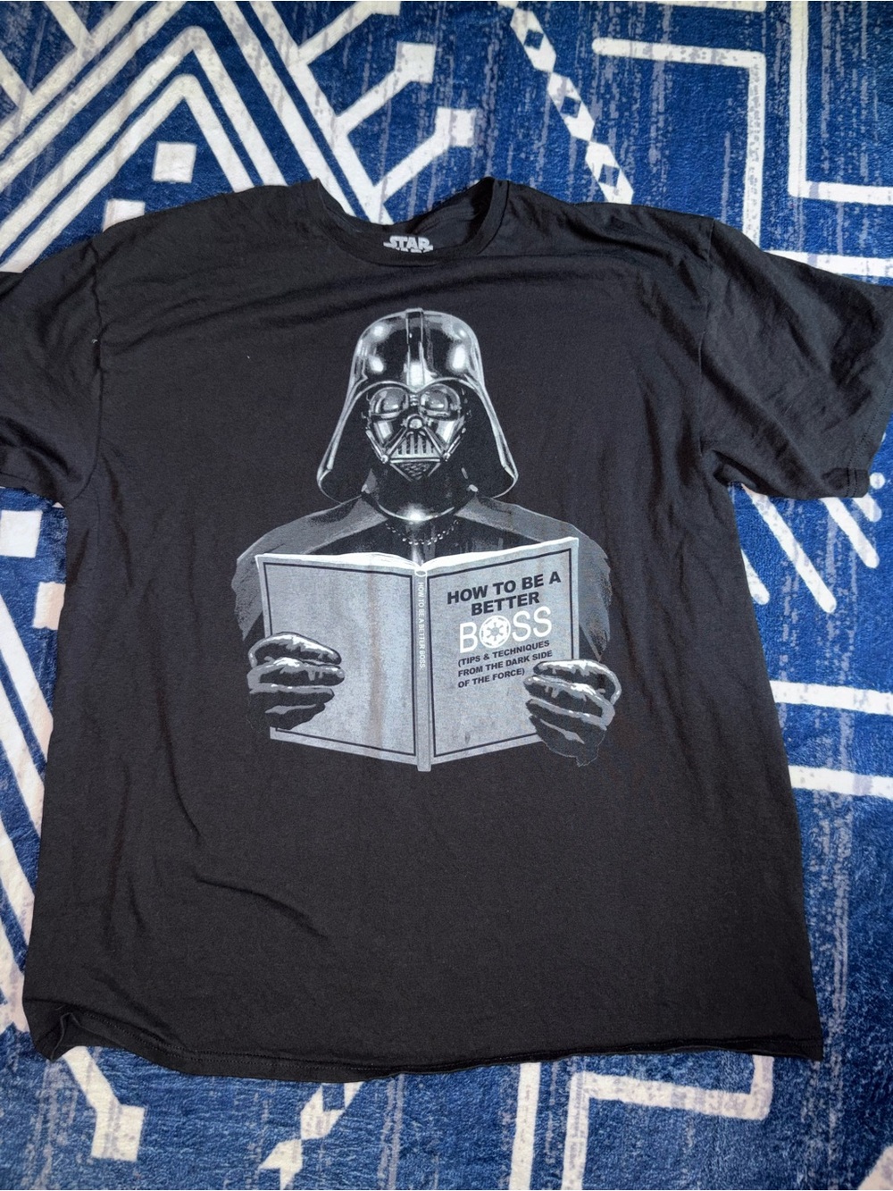 Star Wars Black Darth Vader 'How to Be a Better Boss' Graphic Tee